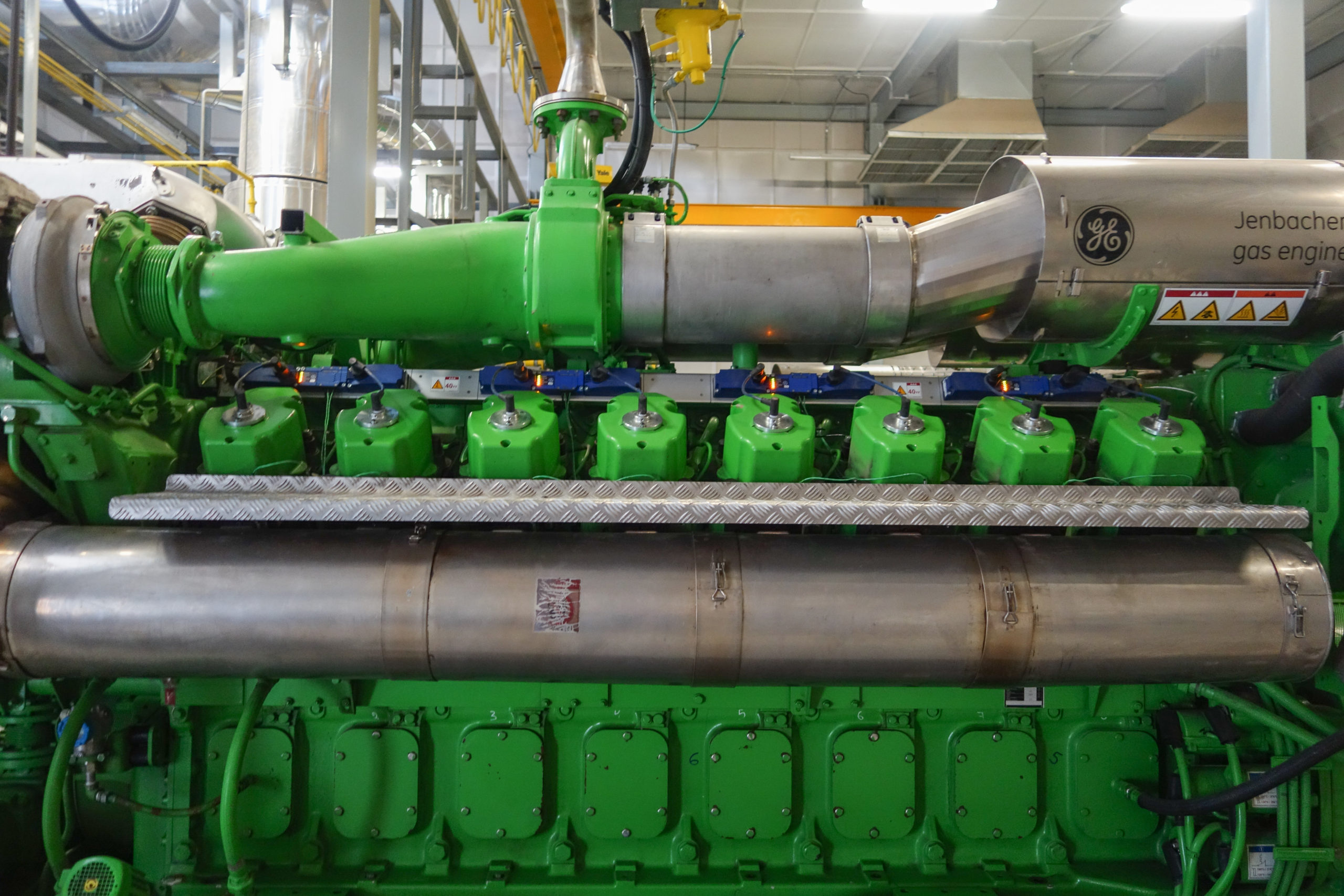 Co-Generation System: In 2015 Cone Denim Parras installed a Cogeneration system to enhance the quality and reliability of the power supply coming to the plant. Using 2016 as the baseline, we have a 26% reduction in Greenhouse gas Emissions associated with the thermal energy capture from the Cogeneration System.