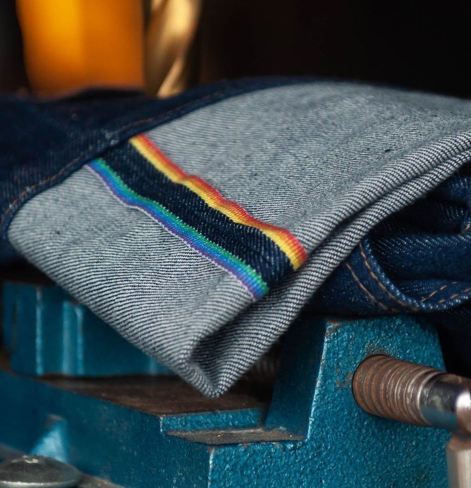 Jeans Brands Support Pride with Denim Chaps, Masks and Rainbow Selvedge -  Cone Denim